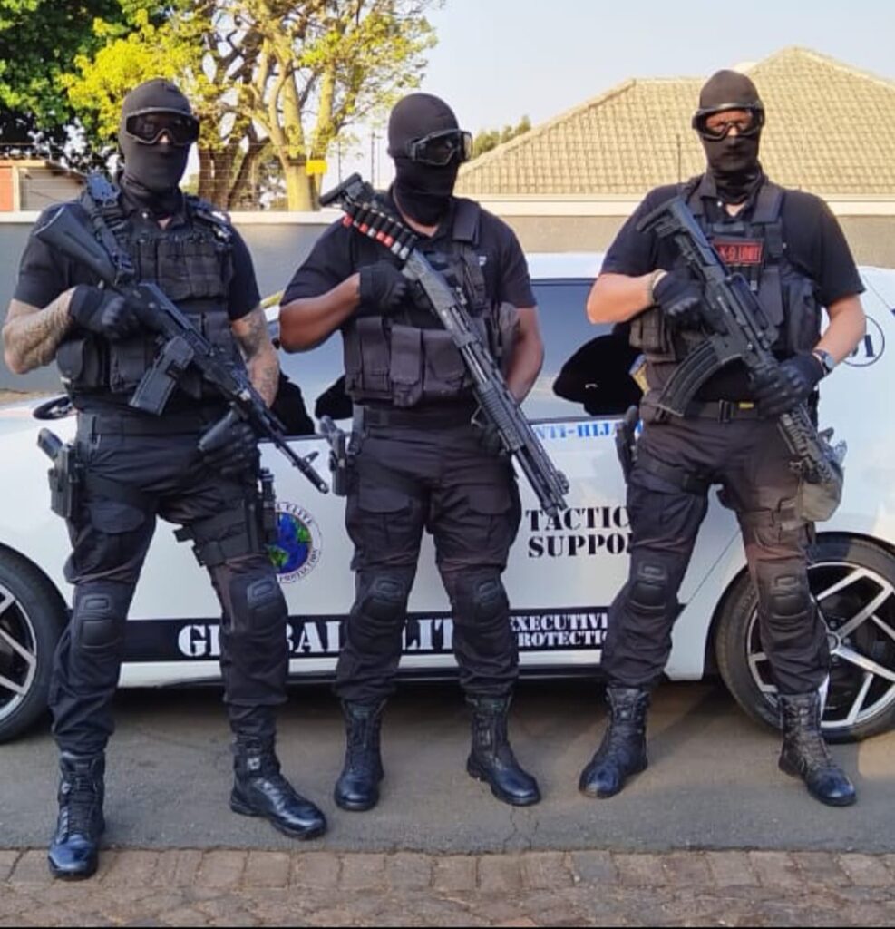 Security Officers with Patrol Car